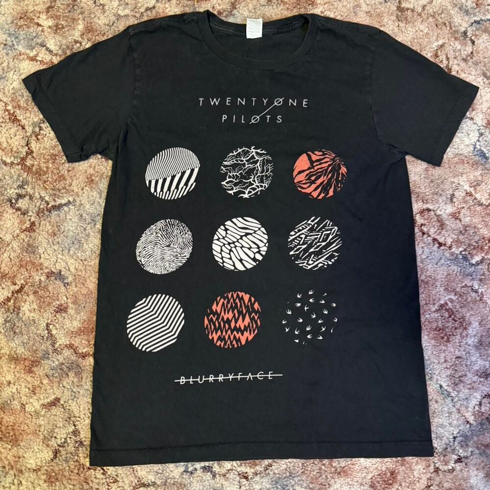 Black Y2K Twenty One Pilots Blurryface Album tour tee Size Medium Music